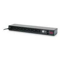APC Switched Rack PDU, 1U, 12A/208V, 10A/230V, (8)C13 image
