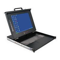 15`` Avocent Single-Rail LCD Monitor with Integrated Keyboard, Touchpad Mouse image