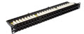 48 Way RJ45 Cat6 UTP Patch Panel - 1u