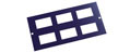 6 Way LJ6C Data Plate for 3 Compartment Box