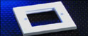 Krone Single Gang Flat Faceplate