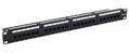 24 Way Cat6 Value RJ45 UTP Patch Panel - 1u