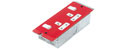 Ackermann Twin Switched Outlet - Clean Earth
