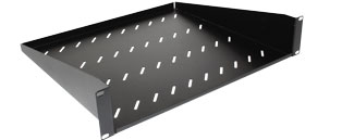 400mm Deep Front Mounting Modem Shelf (2u)