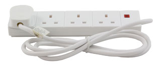 4 Way Mains Extention Lead