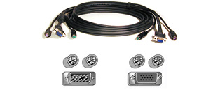 PS2 KVM Cable for PRO2 Series Belkin Switches