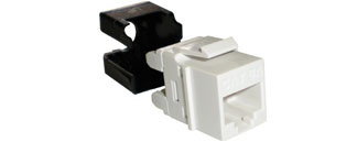 Excel Cat6A Unscreened (U/UTP) Keystone Jack