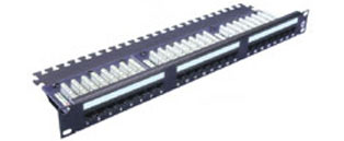 24 Port Eco Right Rangled Patch Panel - 1u