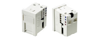 Cat6 UTP Excel RJ45 Shuttered Module - LJ6C Size