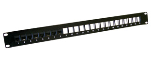 24 Port Keystone Jack Patch Panel Frame