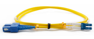 LC - SC Singlemode Duplex Fibre Patch Leads