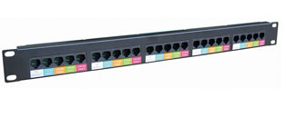 Excel Split-R 1u RJ45 25 Port Patch Panel 