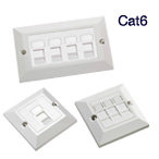 Excel Cat6 Module & Faceplate Kits