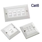 Excel Cat6 Module & Faceplate Kits