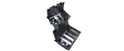 Excel Three Compartment Floor Box with 1 x Twin Po