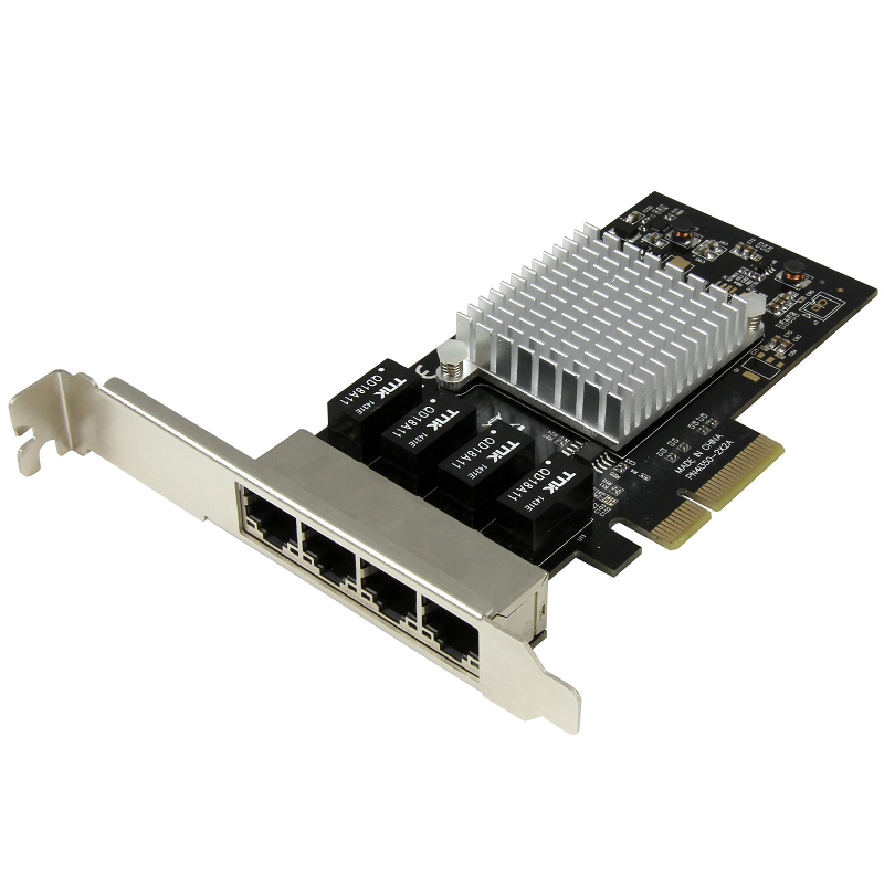 StarTech ST4000SPEXI 4-Port Gigabit Ethernet Network Card - PCI Express