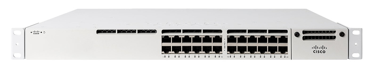 Cisco Meraki MS390-24UX-HW Managed L3 Gigabit Ethernet (10/100/1000) White 1U (PoE)