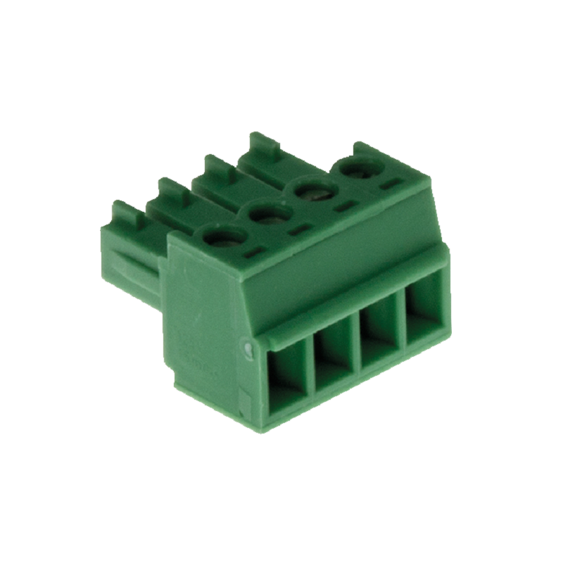 Axis 5505-251 Male Connector for low voltage power: 3.81 mm. 4pos terminal block 10 Pk