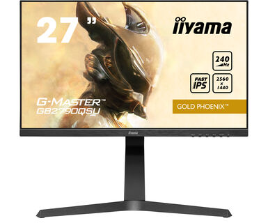 iiyama G-MASTER Gold Pheonix GB2790QSU-B1 Monitor 27in Wide Quad HD LED Black