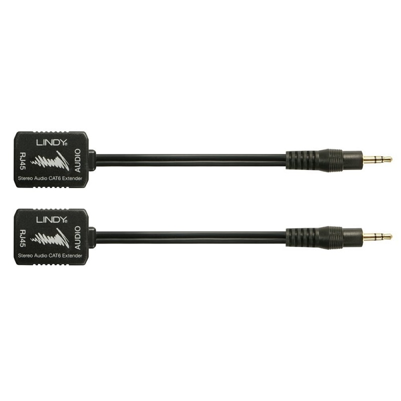 Lindy 70450 100m CAT5/6 Stereo Audio Extender - 3.5mm