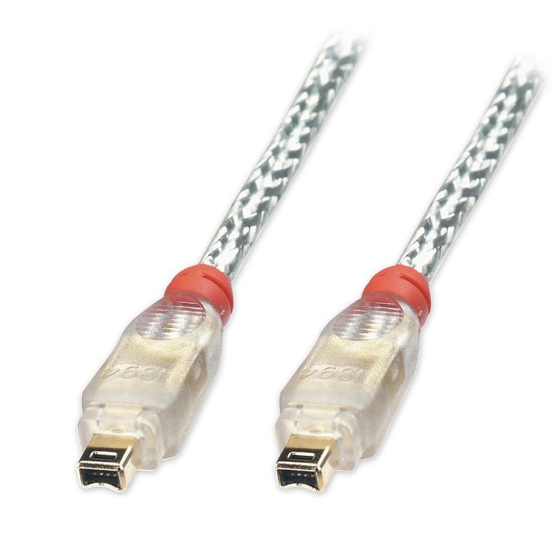 Lindy 30888 25m 4 Pin Male to 4 Pin Male FireWire Cable
