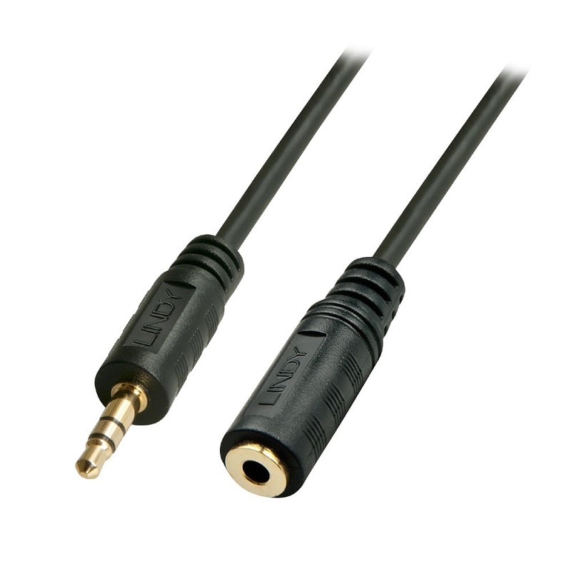 Lindy 35652 2m Premium Audio 3.5mm Jack Extension Cable