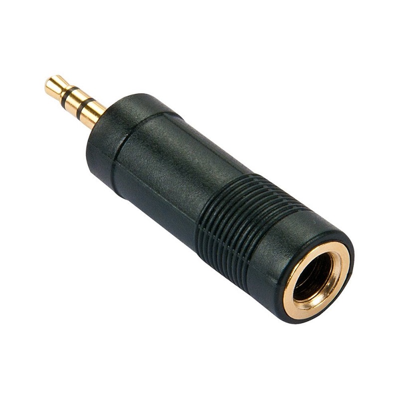 Lindy 35621 3.5mm Stereo Jack to 6.3mm Stereo Jack Adapter