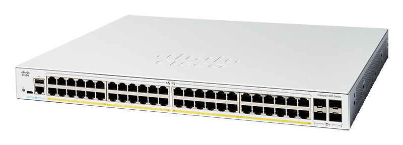 Cisco C1200-48P-4X 48 Port Gigabit + 4x SFP+ L3 Supported Managed Switch