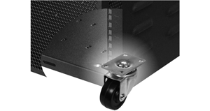 RackSolutions Portable Server Rack HD Castors & Lifting Handles