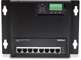 You Recently Viewed TRENDnet TI-PG80F 8-Port Industrial Gigabit PoE+ Wall-Mounted Front Access Switch Image