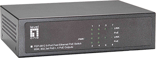 You Recently Viewed LevelOne FEP-0812 8 Port FE PoE Switch Image