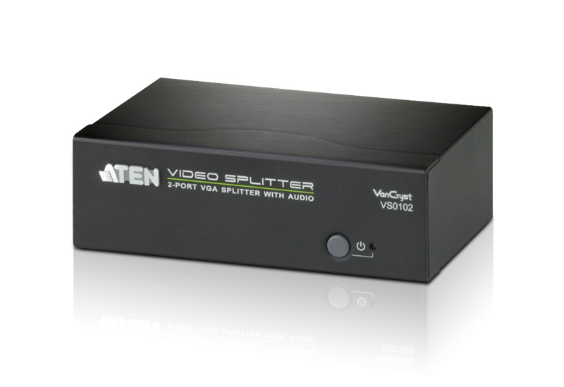 You Recently Viewed Aten VS0102 2-Port VGA/Audio Splitter (450MHz) Image