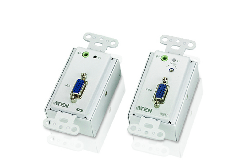 You Recently Viewed Aten VE156 VGA/Audio Cat 5 Extender Wall Plate Image
