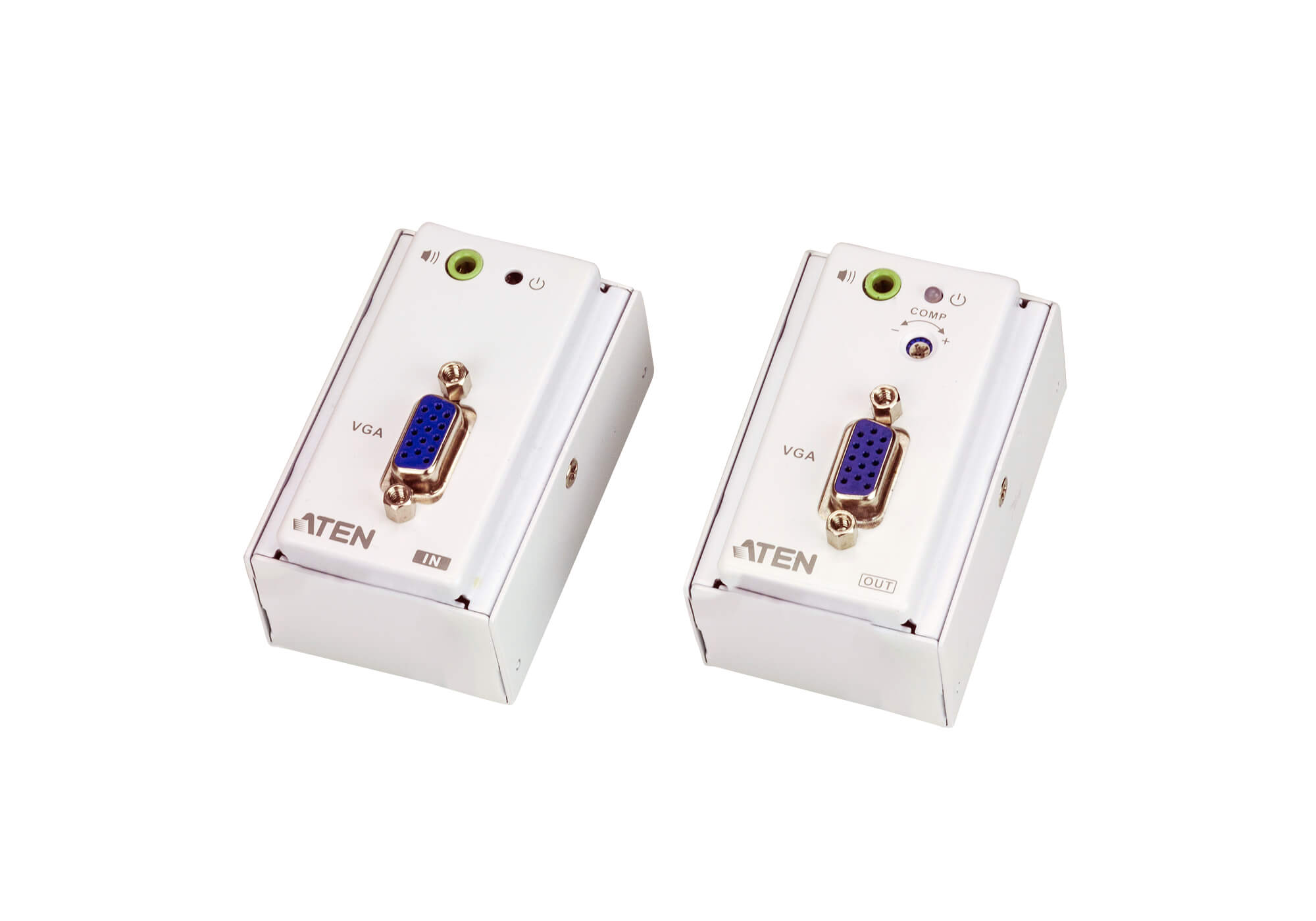 You Recently Viewed Aten VE157 Wall Plate VGA /Audio Cat 5 Extender,30M Image