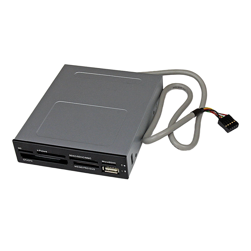 You Recently Viewed StarTech 35FCREADBK3 3.5 inch Front Bay USB 2.0 Card Reader/Writer Image
