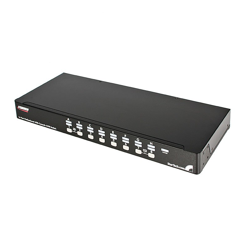 You Recently Viewed StarTech SV1631DUSBGB 16 Port 1U Rackmount USB PS/2 KVM Switch with OSD Image