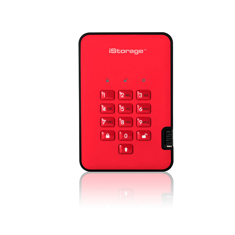You Recently Viewed iStorage diskAshur2 HDD - Fiery Red Image