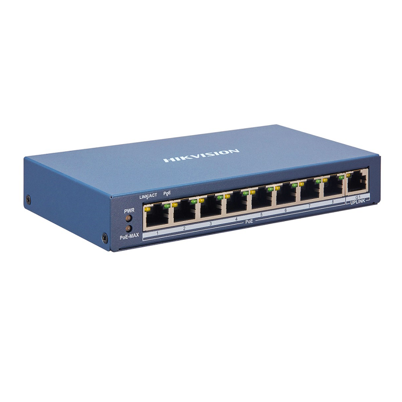 You Recently Viewed Hikvision DS-3E1309P-EI 8 Port Fast Ethernet Smart POE Switch Image