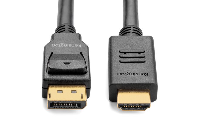 You Recently Viewed Kensington K33025WW DisplayPort 1.2 (M) to HDMI (M) passive unidirectional cable Image