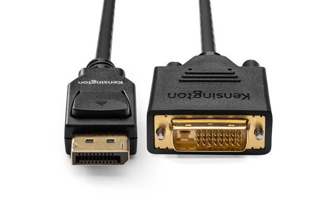 You Recently Viewed Kensington K33023WW DisplayPort 1.1 (M) to DVI-D (M) passive unidirectional cable Image