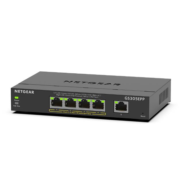 You Recently Viewed Netgear GS305EPP-100UKS 5-Port High Power PoE+ Gigabit Ethernet Plus Managed Switch Image