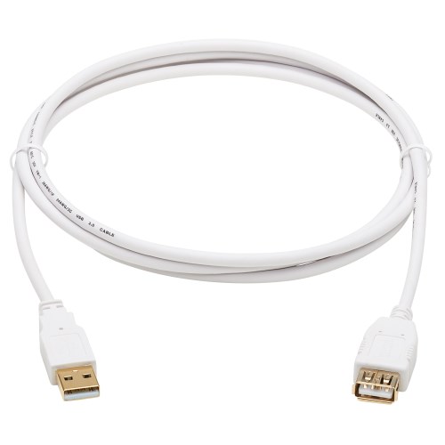 You Recently Viewed Tripp Lite U024AB-006-WH Safe-IT USB-A Antibacterial Extension Cable White 6 ft Image