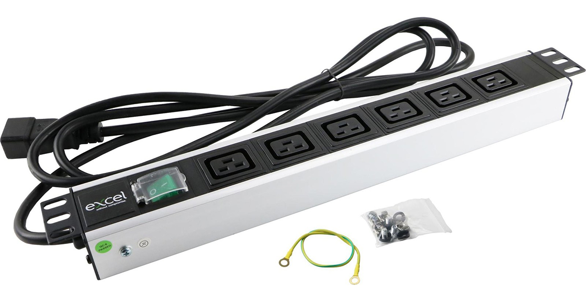 You Recently Viewed Excel 6 x C19 Socket Horizontal PDU, C20 plug - Switched Image