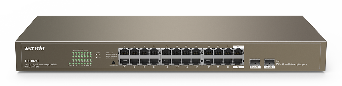 You Recently Viewed Tenda TEG1024F Network Switch Unmanaged L2 Gigabit Ethernet Image