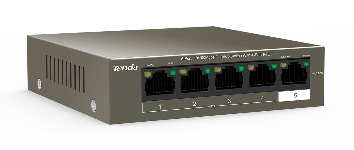 You Recently Viewed Tenda TEF1105P-4-38W Network Switch Unmanaged L2 Fast Ethernet Image