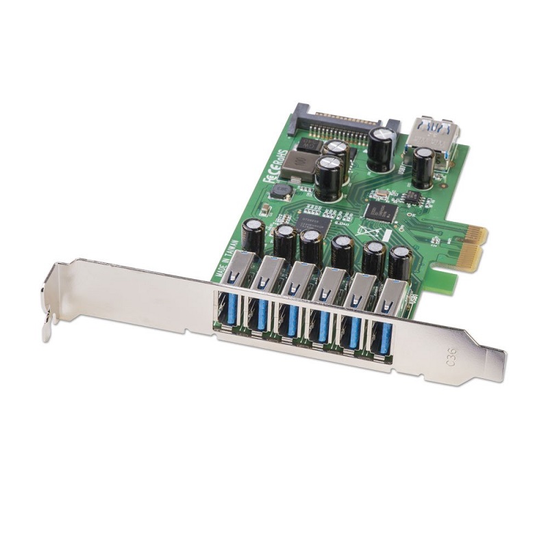 You Recently Viewed Lindy 51067 6 plus 1 Port USB 3.0 Card Image