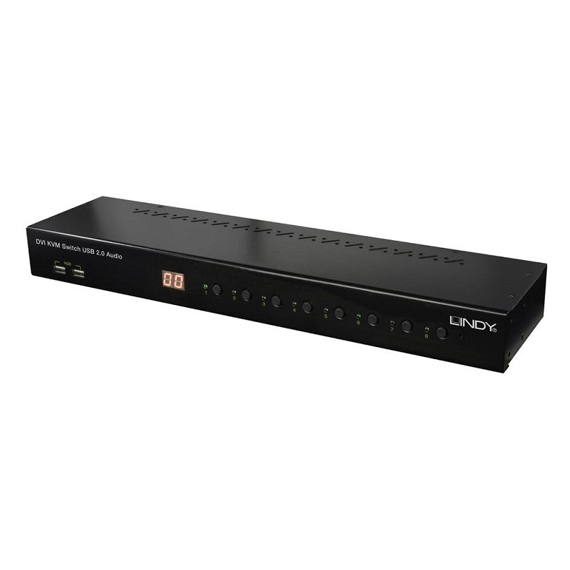 You Recently Viewed Lindy 39317 8 Port DVI-I Single Link KVM Switch Pro Image