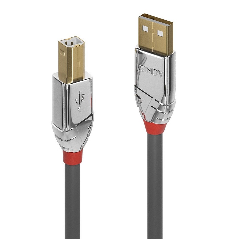 You Recently Viewed Lindy USB 2.0 Type A to B Cable - Cromo Line Image