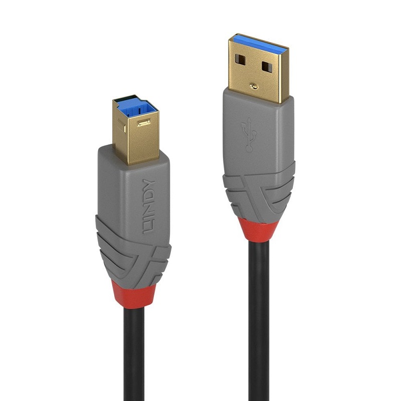 You Recently Viewed Lindy 3.2 Type A to B Cable 5Gbps Anthra Line Image