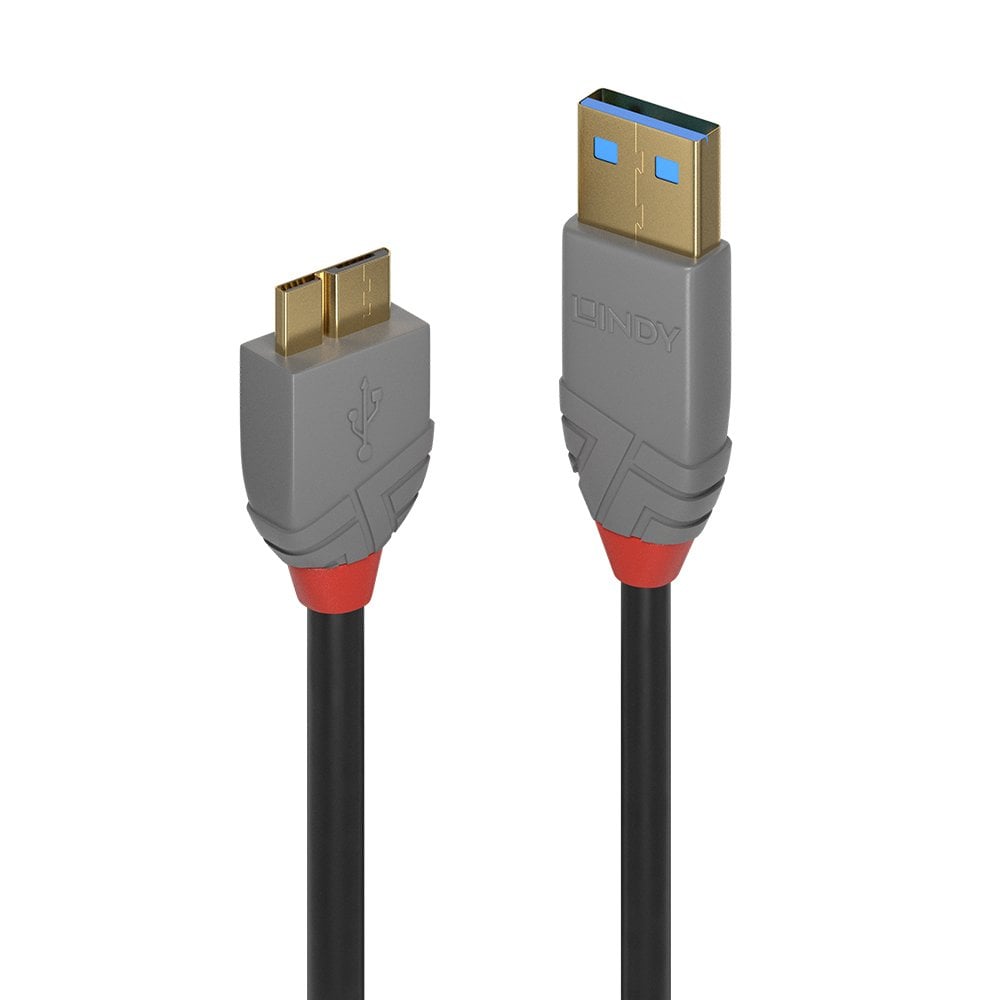 You Recently Viewed Lindy USB 3.2 Type A to Micro-B Cable - Anthra Line Image